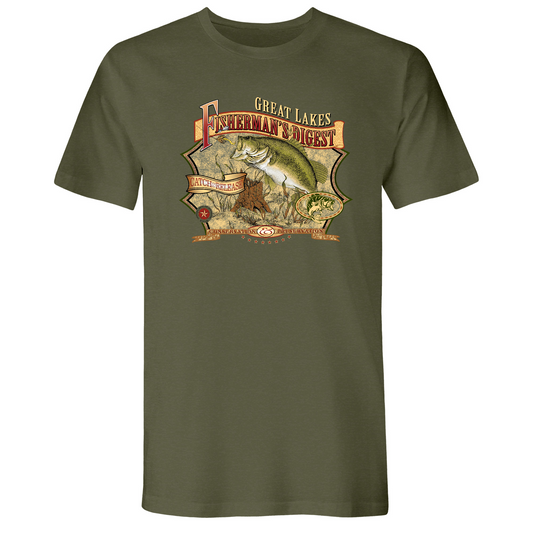 Mens Small Military Green Style_T-Shirt