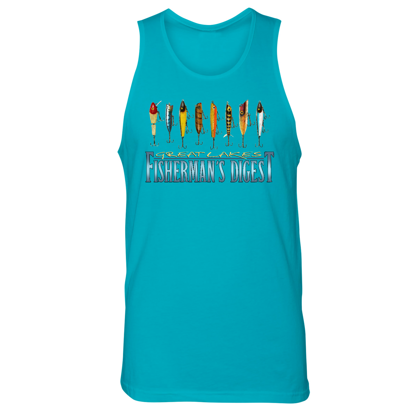 Mens Small Tahiti Blue Style_Tank Top