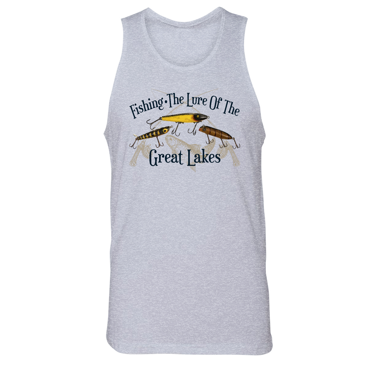 Mens Small Heather Gray Style_Tank Top