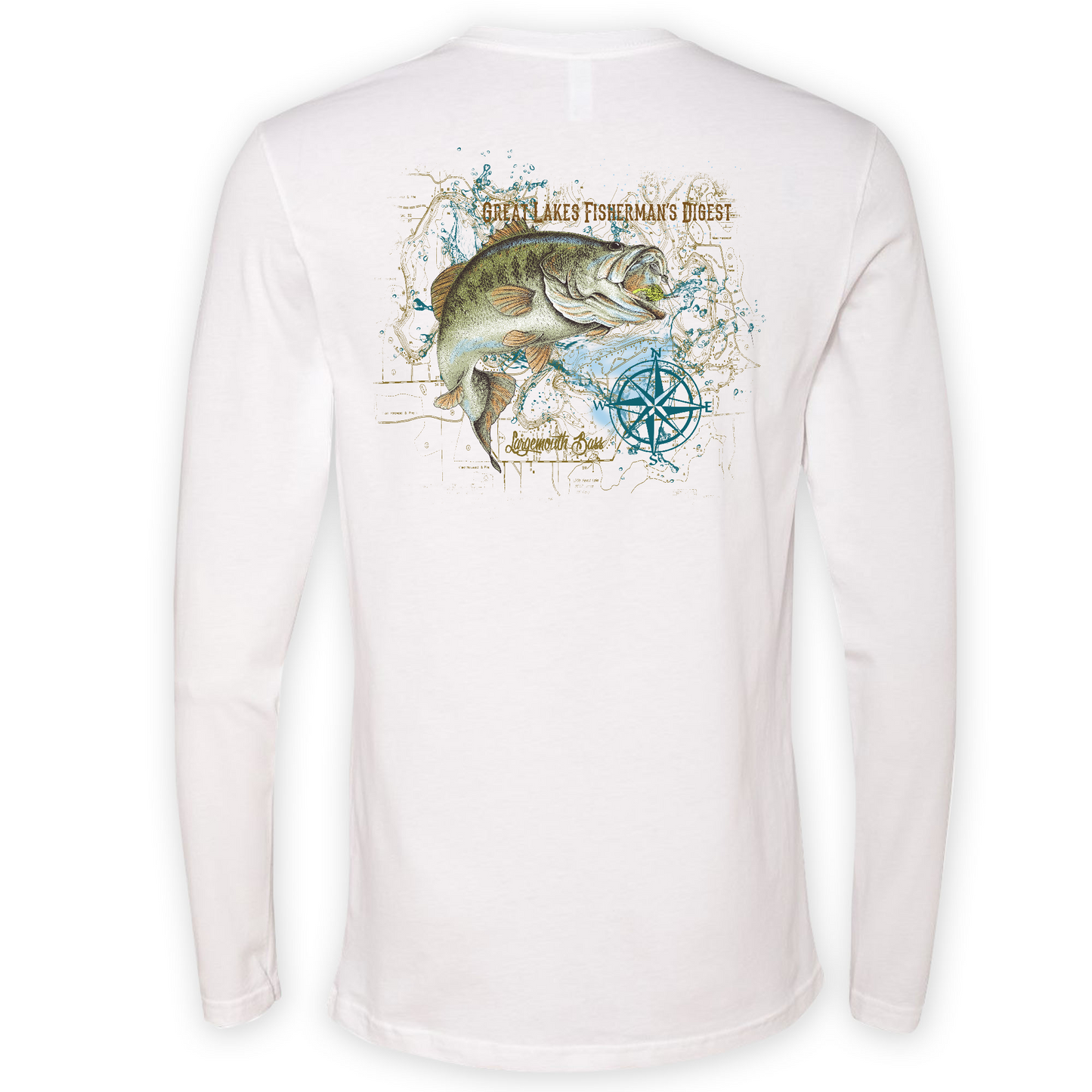 Mens Medium White Style_Long Sleeve