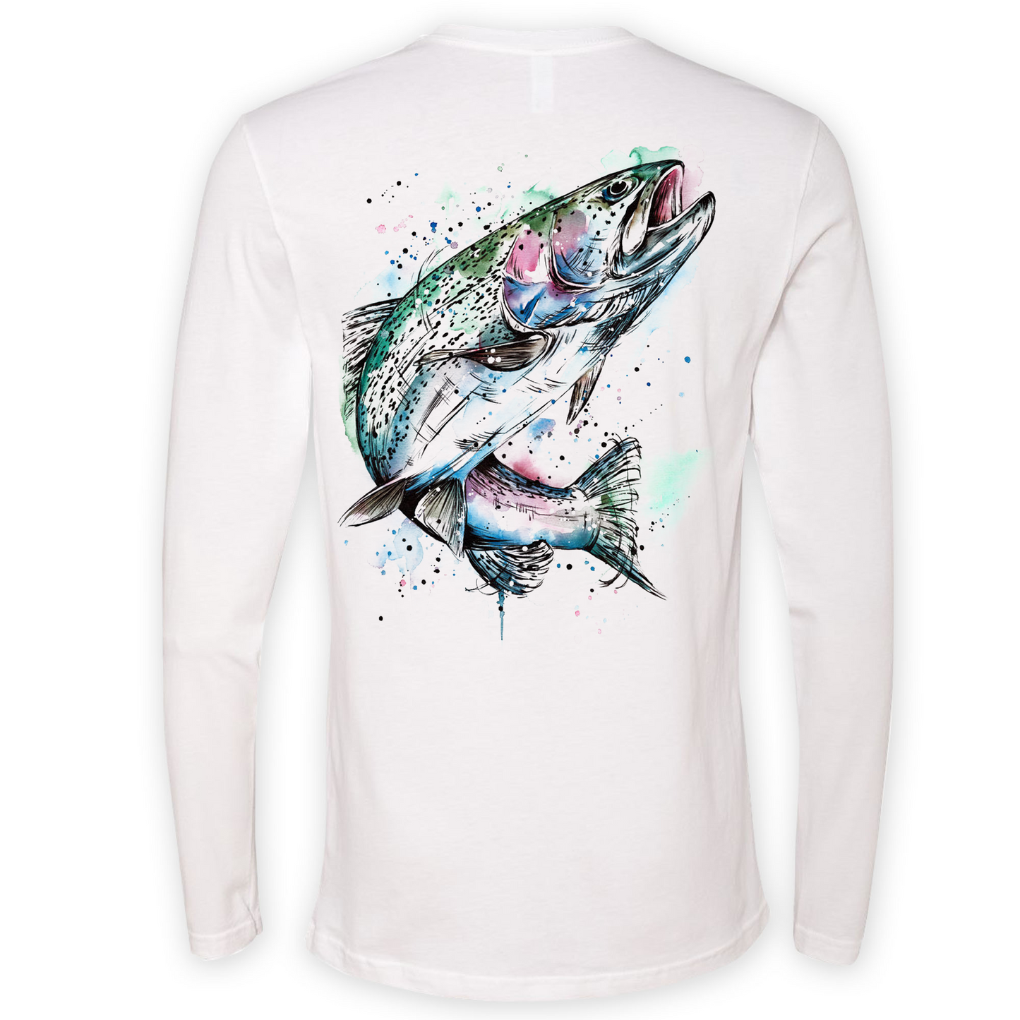 Mens Medium White Style_Long Sleeve